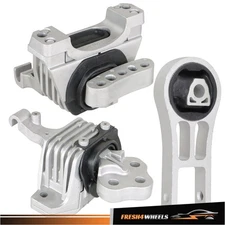 For Jeep Cherokee 2.4L 14-19 Complete 3PCS Engine Motor & Transmission Mount Set