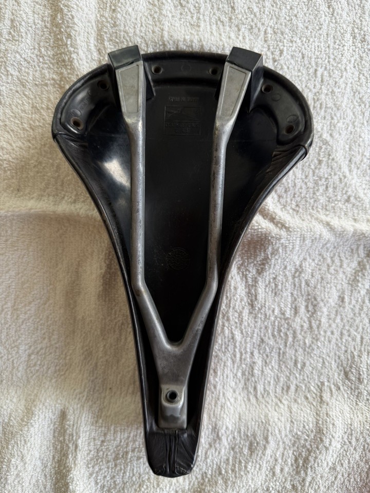 Selle De Vélo San Marco Regal Girardi 1989 Cuir Marron Foncé - Occasion - Pour Route