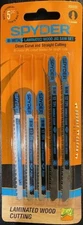 Spyder Set T-shank Bi-metal Laminate Jigsaw Blade Set ( 5 -Pack ) 300088 Germany