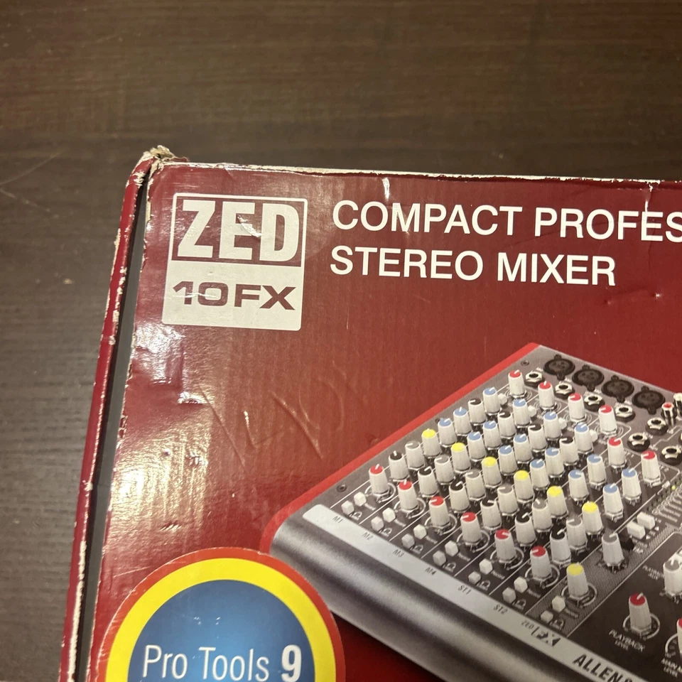 Allen & Heath ZED-10FX 10-channel Mixer W/ USB Audio Interface and Effects MINT - Image 3 of 4