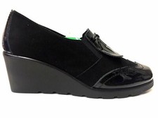 SCARPE MOCASSINO ZEPPA CASUAL DONNA SUSIMODA 8725 77 NERO PELLE AI