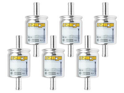 6x Universalfilter 12mm-12mm Gasfilter LPG GPL Autogas BRC KME LOVATO STAG u.a.