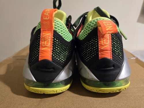 Nike LeBron 12 Remix Bajo Negro Lima Tenis Zapatos Talla 6Y - Imagen 4 de 9