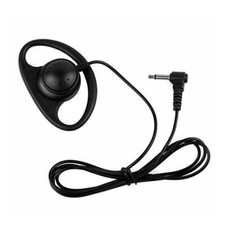 3.5mm Curved Jack Earpiece Portable Wired D-type Headset Noise Reduction Earhook
