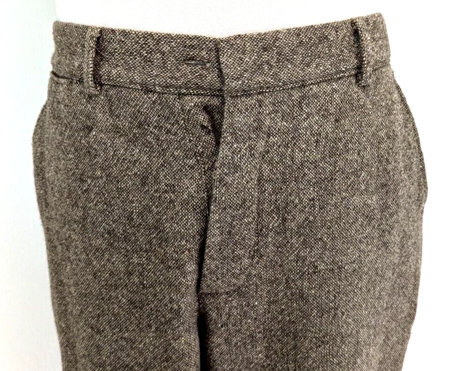 RALPH LAUREN Double RL RRL Men's 100% Wool Tweed Pants Brown Size 31 $495 READ * - Image 4 of 4