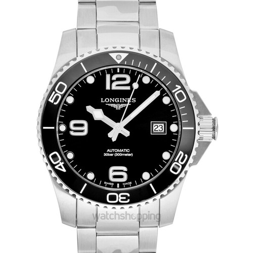 Longines Hydroconquest 41mm Black Dial Ceramic Bezel Ref: for R17 568  for sale from a Trusted Seller on Chrono24
