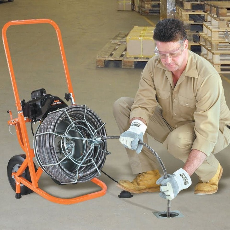 General Wire Easy Rooter Sewer Cleaner w/ 100' x 3/4