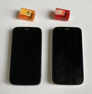 Lot 2 x Motorola Moto G 2ème génération - Noir et Blanc - Pour Pièces - Photo 1/2