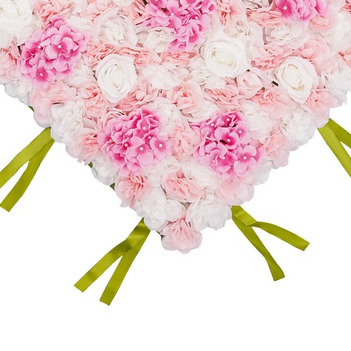 PINK 1*1m Artificial Flower Wall Panel Rose Dahlia Hydrangea Wedding Party Decor - Picture 10 of 17