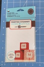 Martha Stewart Home Office Removable Labels 36 Qty 72473