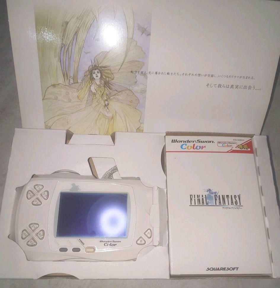 Wonder Swan Color Final Fantasy Edition Console BANDAI Used Game JAPAN W/BOX