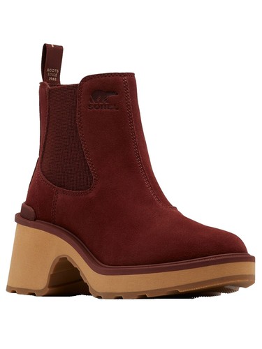 Roots Red Leather Slip On Chelsea Ankle Booties | eBay display picture 2