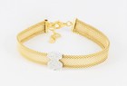 Pulsera Tous en oro amarillo 18k con diamantes