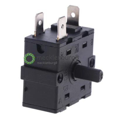 MARKENLOS 1X NEW Electric Room Heater 3Pin 5Pin Rotary Switch Selector AC 250V 16A