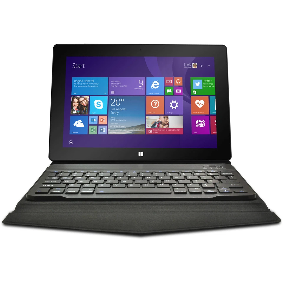 Планшет Ematic 32 ГБ EWT132BL 10 дюймов Wi-Fi (черный) - Изображение 2 из 4