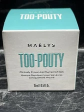 Maely's TOO- Pouty NEW Lip PlumpING MASK 0.5oz new