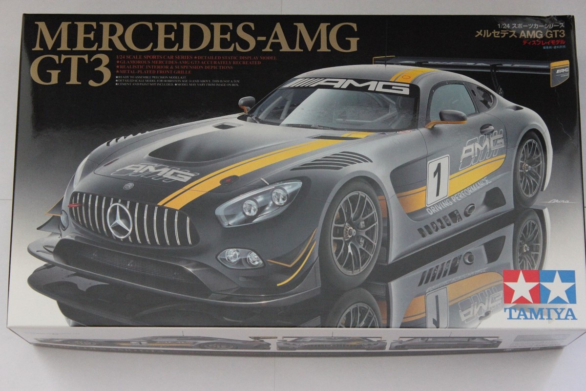 TAMIYA 24345 Mercedes AMG GT3 1:24 Car Model Kit | eBay