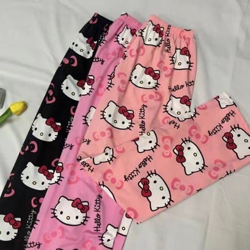 Produktbild von Amxleh Damen Weihnachts Plüsch Pyjamahose Fleece Lang Hosen