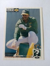1994 Collector's Choice Ruben Sierra Oakland Athletics #258