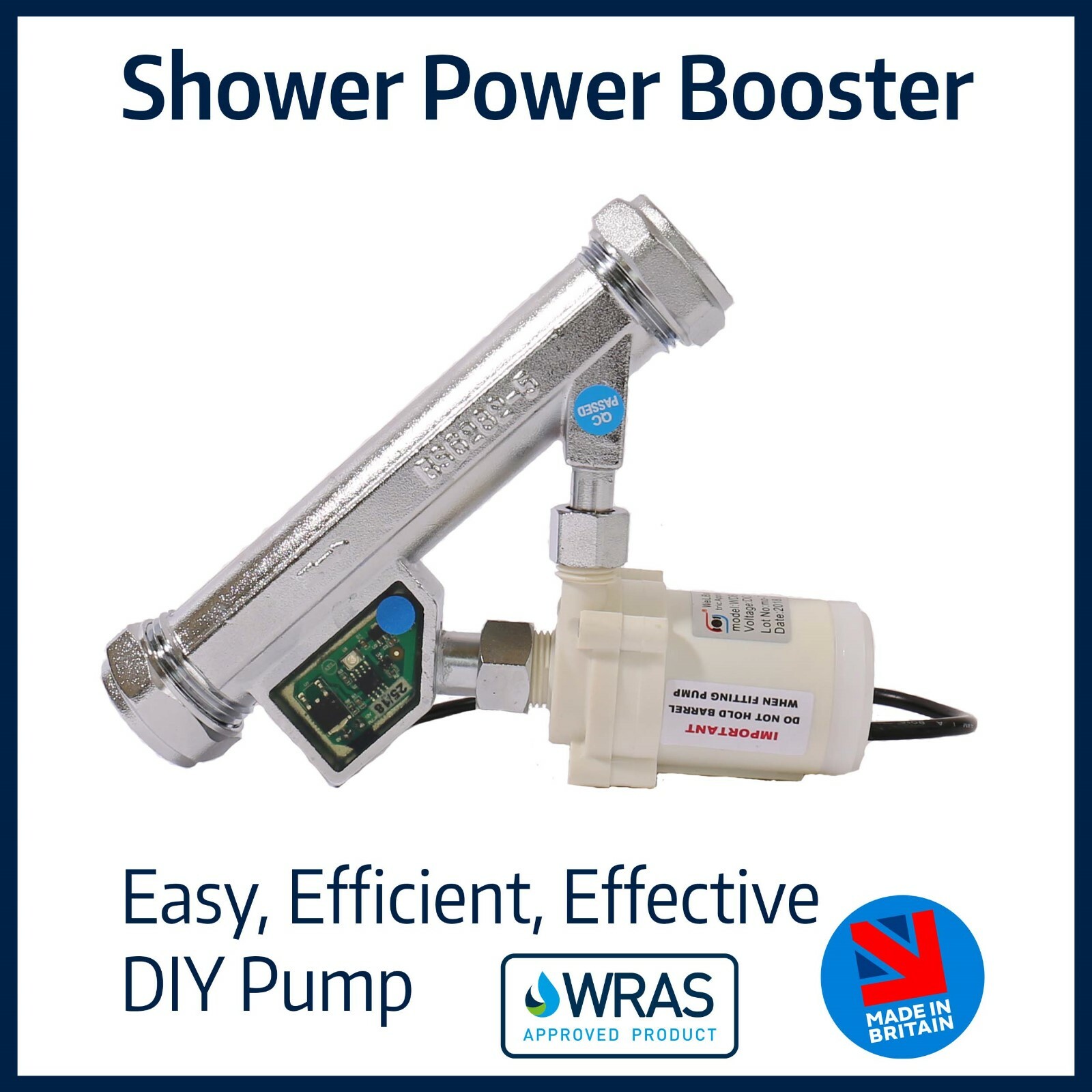 Shower Power Booster Pump Pack Combination Boiler Solution Boost