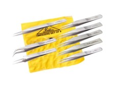 Antimagnetic watchmaker repair jewellery tweezers high quality set of 8