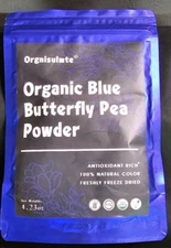 Orgnisulmte Organic Blue Butterfly Pea Powder Premium Blue Matcha Tea Powder