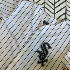 Majestic Size Kids L Gordon Beckham #15 White Sox Short Sleeve Baseball Jersey