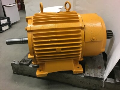Harnischfeger Wound Rotor Motor 10 hp 230/460 Volts 1135 Rpm 6P TENV 3 Phase