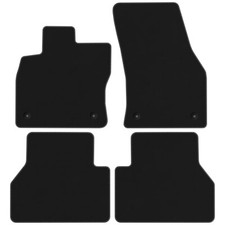 Velours Fußmatten für VW Caddy V ab Bj. 2020 Automatten Passend Neu SCHWARZ LUX