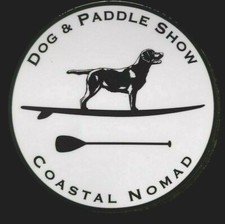 Adesivo tavola pagaia cane nomade costiero decalcomania surf sup kayak oceano fiume lago