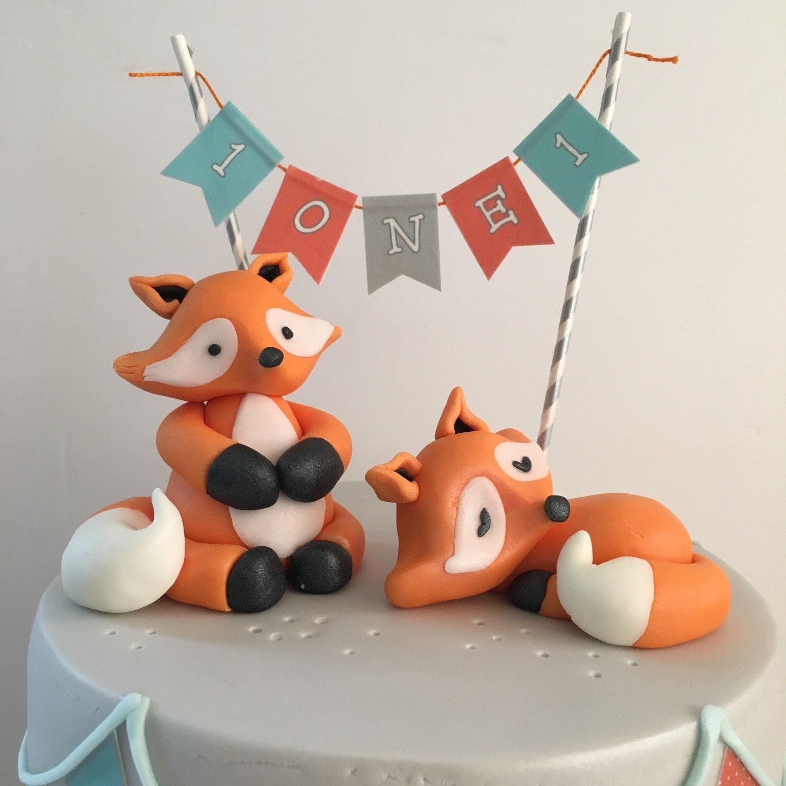 Edible 3D Fox Animals - Cupcake Toppers / Edible Sugar Cake ...