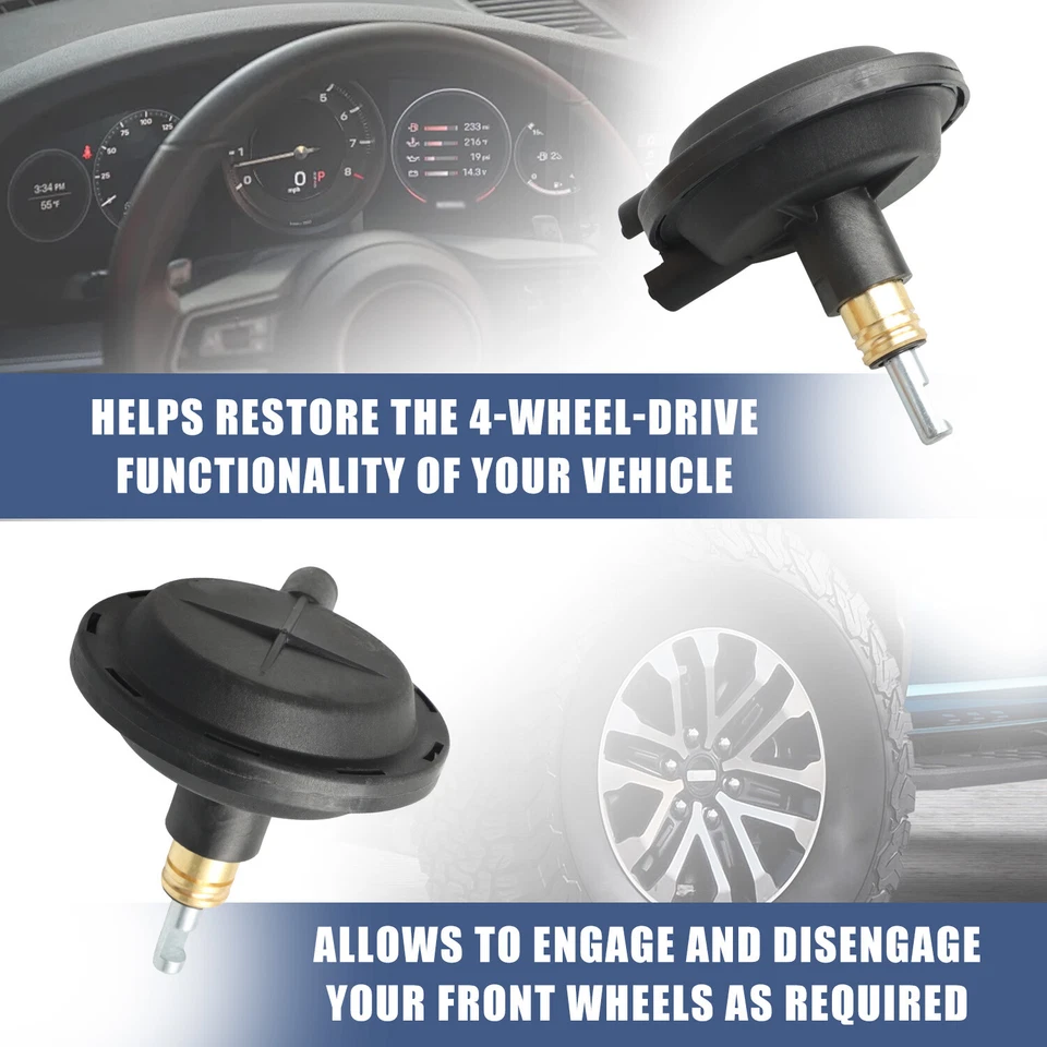 Nuevo actuador de vacío 4x4 para Lincoln Navigator Ford F-250 F-150 Heritage Foto 3 de 4