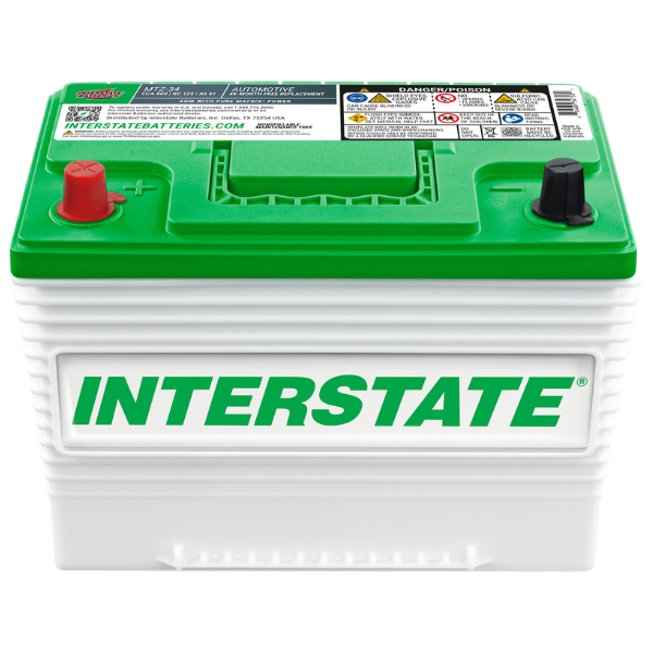 Interstate Batteries 12V 63Ah Group 34 Pure Lead AGM Car Battery-image