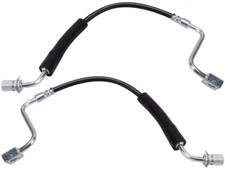 Front TRQ Brake Hose Set fits Ford Police Interceptor Sedan 2013-2019 39XPNJ