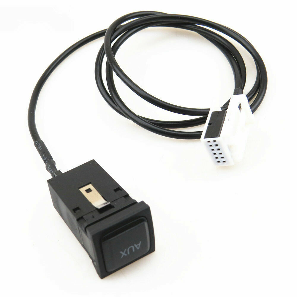 0EM Aux Input Adapter Socket and Cable For Volkswagen Golf MK5 MK6