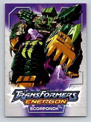 2003 Fleer Transformers Energon #122 Scorponok Trading Card Hasbro Decepticon