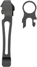 Leatherman 934855 Quick Release Black Multi-Tool Pocket Clip with Lanyard Ring