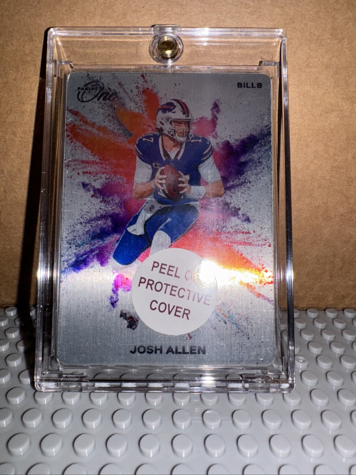 Josh Allen 2023 Panini One Color Blast - Metal Card - SP SSP