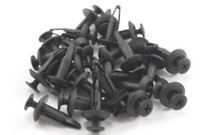25 x Quality 6mm M6 Plastic Push Screw Rivet Scrivet Fairing Panel Fixings Clips