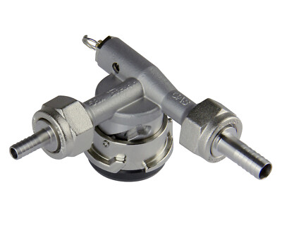 Perlick Lo-Boy Low Profile D System Keg Tap Coupler - 304 Stainless Steel