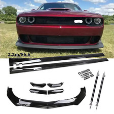 For Dodge Challenger Srt Front Bumper Lip Splitter Side Skirts Parts Body Kit For Dodge Challenger Srt Front Bumper Lip Splitter Side Skirts Parts Body Kit