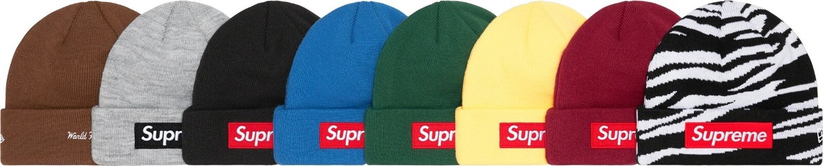 Supreme x New Era Box Logo - World Famous Beanie FW22 Supreme x New Era Box Logo - World Famous Beanie FW22