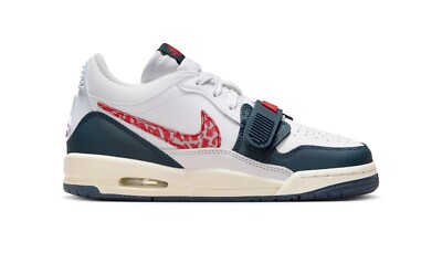 Nike Air Jordan Legacy 312 Low GS Big Kids Shoes White Navy Size 7Y CD9054-146