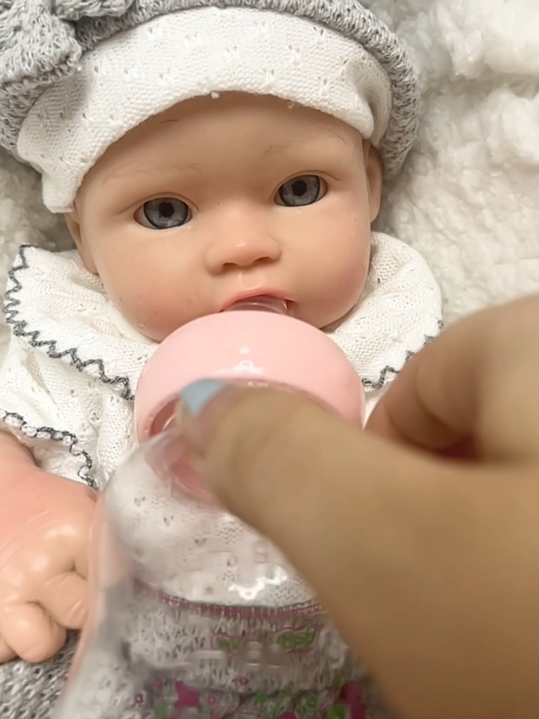 Can Drink Milk Can Pee Silicone Reborn Dolls Soft Full Body Solid