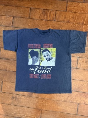 Vintage 90s A Fool In Love Tour T Shirt XL 24x29 Johnny Gill Dottie Peoples R&B