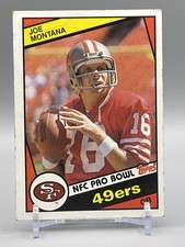 1984 Topps Joe Montana #358 49ers HOF READ DESC SEE PHOTOS Vintage Card