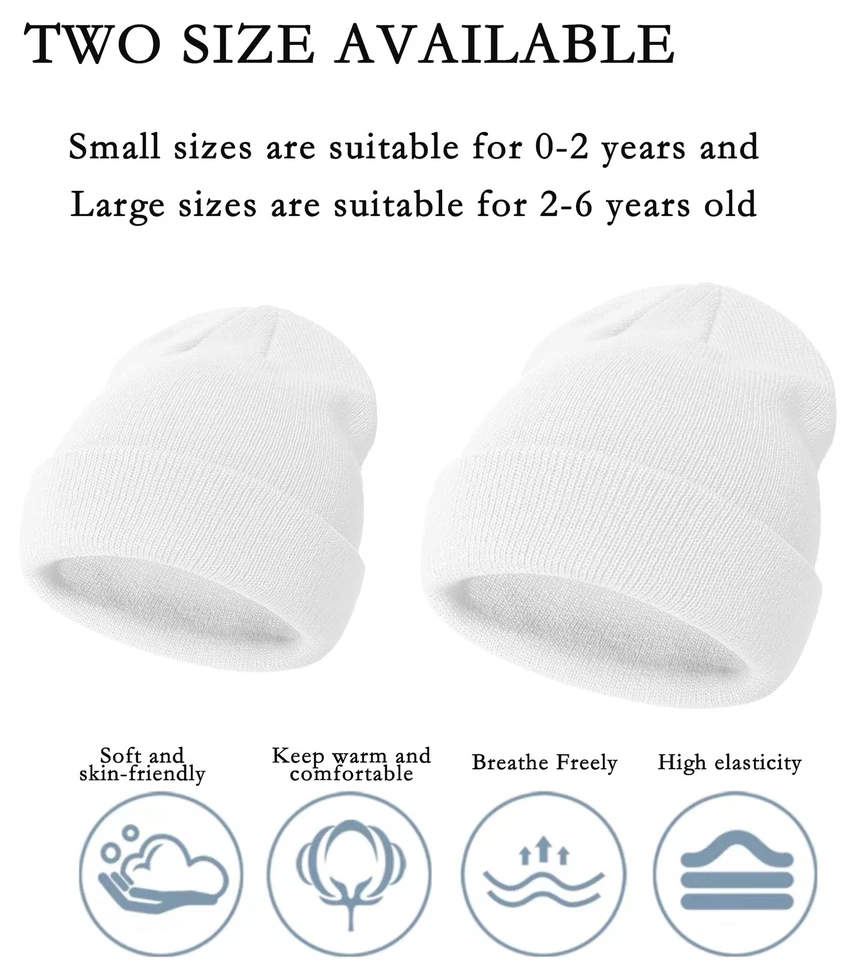 Baby Beanie шляпа новорожденного зимние теплые вязаная шляпа Kids мягкий Beanie крышка мальчиков девочек... - Изображение 3 из 4