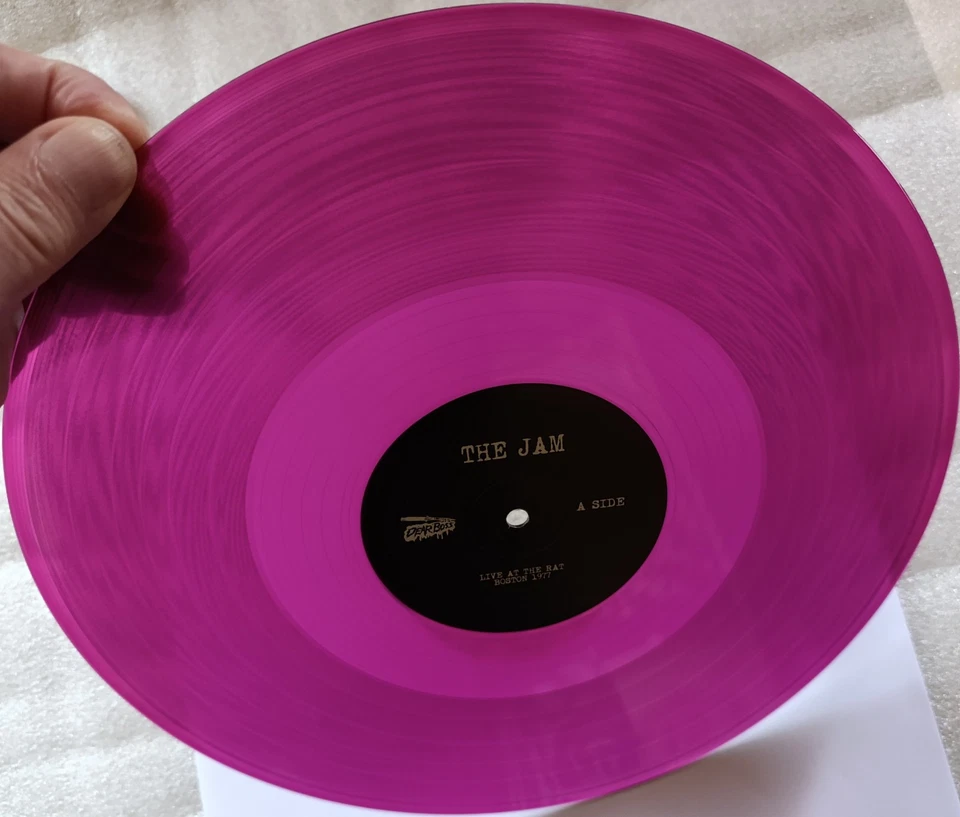 THE JAM at the rat boston... TRANSLUCENT PURPLE VINYL - Photo 2/4