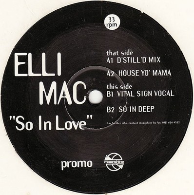 Elli Mac - So In Love (12'', Promo)