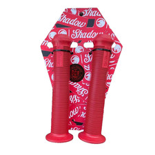 SHADOW CONSPIRACY VVS BMX BICYCLE GRIPS + BAR ENDS HARO CULT GT SUBROSA RED NEW